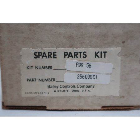 Bailey Spare Parts Kit P99 56 256000C1